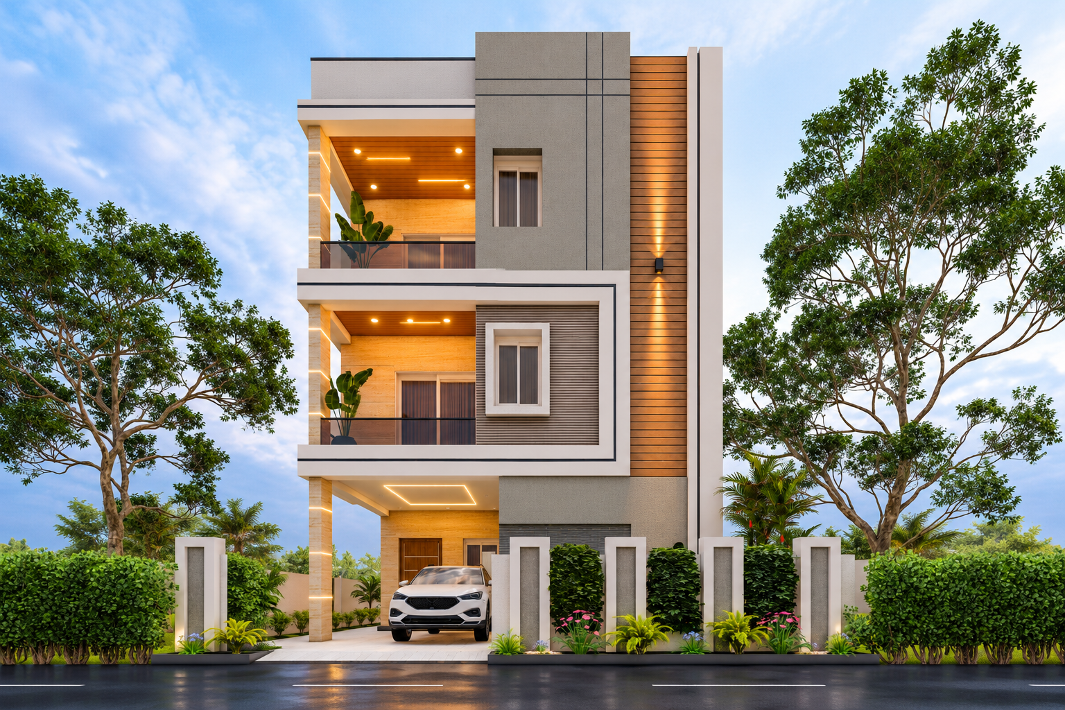 Modern residential architecture design